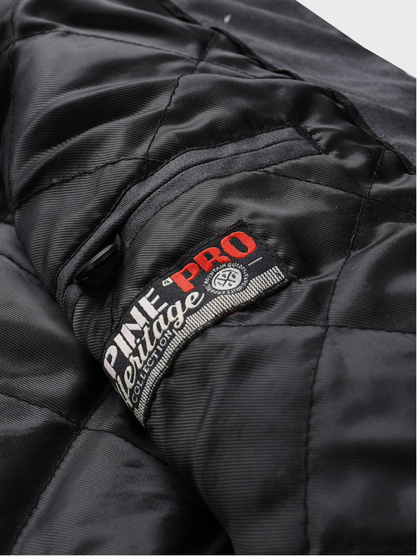 ALPINE PRO Sötétszürke férfi téli parka membránnal ALPINE PRO HARD