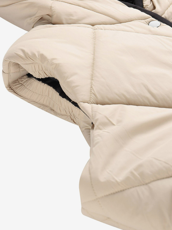 NAX Krémszínű női téli steppelt mellény NAX ELEDA