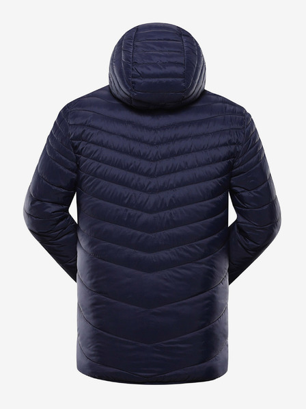 ALPINE PRO Barna és kék férfi fordítható téli kabát ALPINE PRO EROM