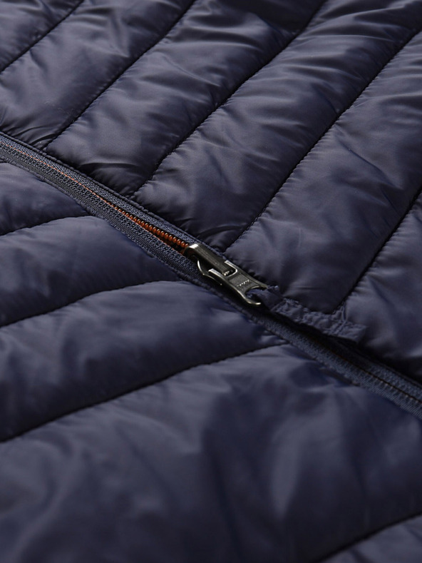 ALPINE PRO Barna és kék férfi fordítható téli kabát ALPINE PRO EROM