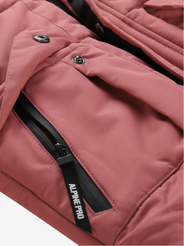 ALPINE PRO Rózsaszín téli gyerek kabát ALPINE PRO EGYPO