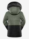 ALPINE PRO Fekete és zöld gyerek télikabát ALPINE PRO EGYPO
