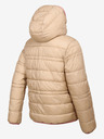 ALPINE PRO Bézs és rózsaszín gyermek megfordítható télikabát ALPINE PRO EROMO