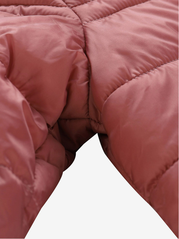 ALPINE PRO Bézs és rózsaszín gyermek megfordítható télikabát ALPINE PRO EROMO