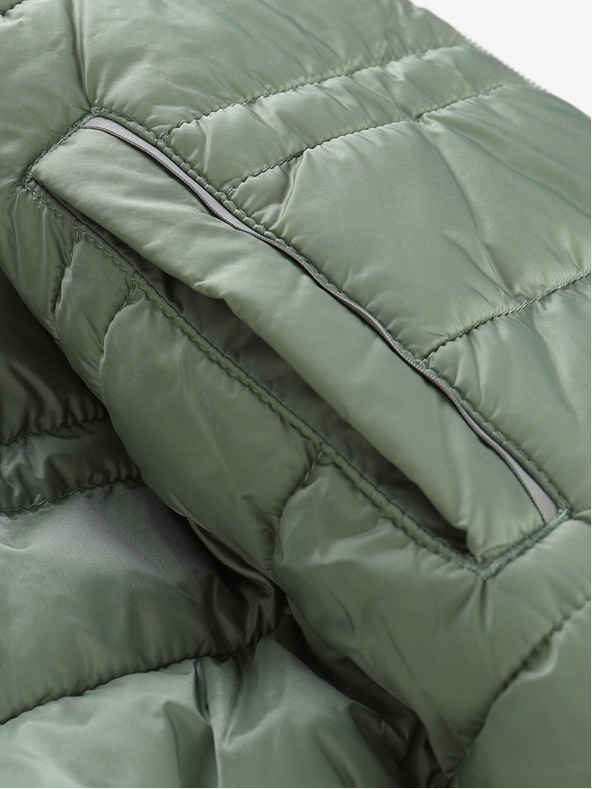 ALPINE PRO Khaki-kék gyermek megfordítható télikabát ALPINE PRO EROMO