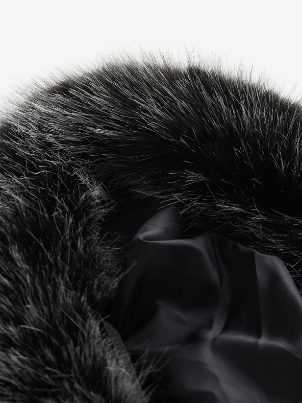 ALPINE PRO Fekete női téli steppelt kabát ALPINE PRO GOSBERA