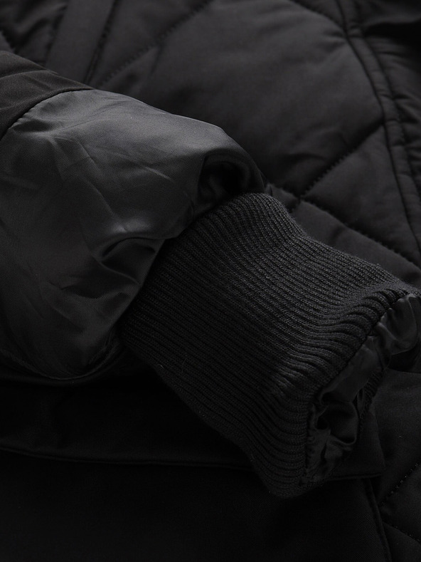 ALPINE PRO Fekete női téli steppelt kabát ALPINE PRO GOSBERA