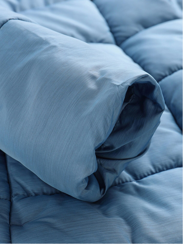 ALPINE PRO Kék női téli steppelt kabát ALPINE PRO EDORA