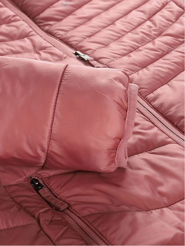 ALPINE PRO Rózsaszín női fordítható téli steppelt kabát ALPINE PRO EROMA