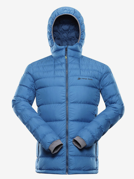 ALPINE PRO Kék férfi téli steppelt kabát ALPINE PRO ROGIT