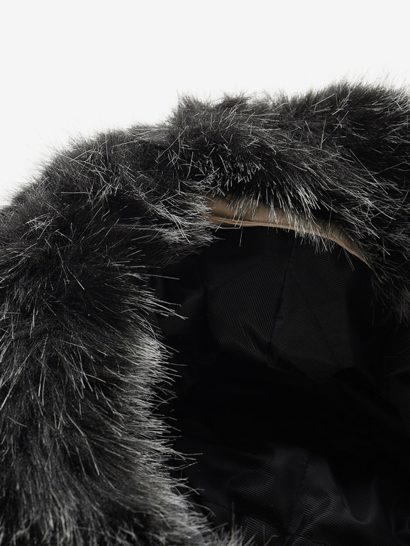 ALPINE PRO Fekete és bézs férfi téli kabát ALPINE PRO EGYP