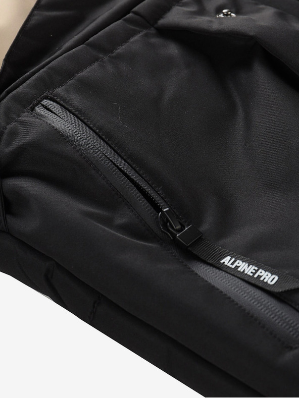 ALPINE PRO Fekete és bézs férfi téli kabát ALPINE PRO EGYP