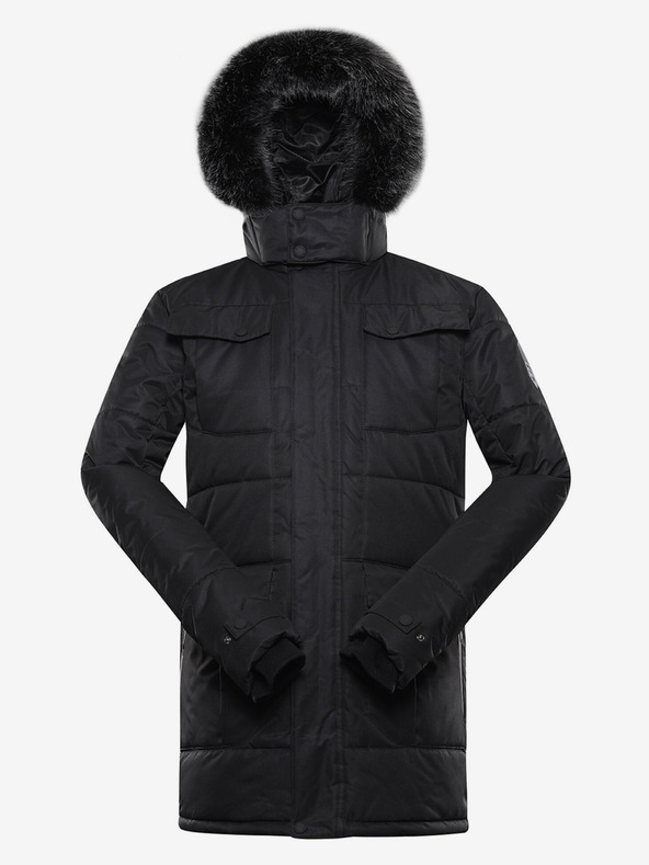 ALPINE PRO Fekete férfi téli kabát ALPINE PRO Egyp