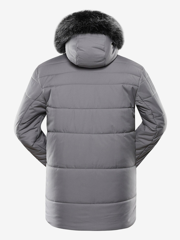 ALPINE PRO Szürke férfi télikabát ALPINE PRO LODER