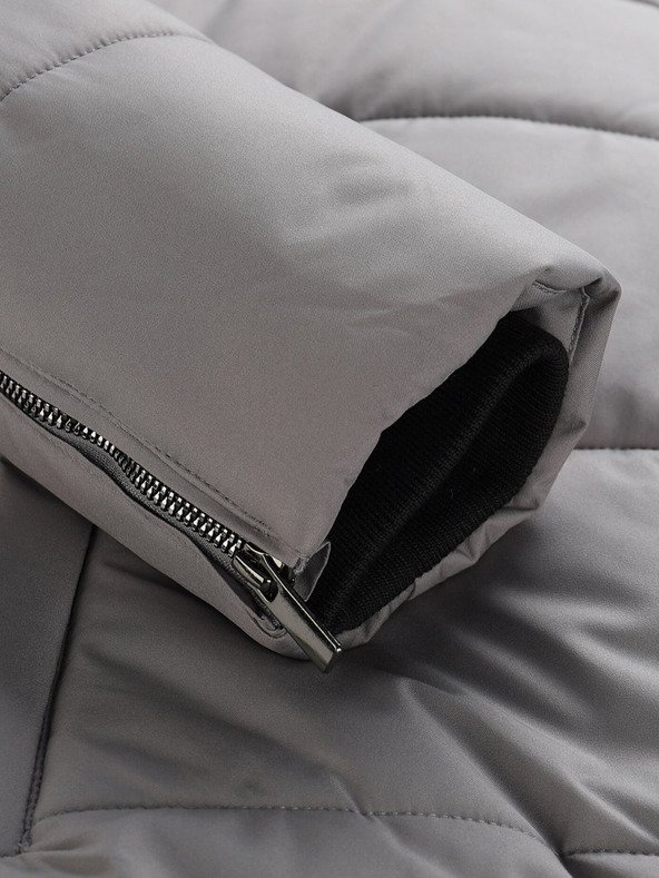 ALPINE PRO Szürke férfi télikabát ALPINE PRO LODER