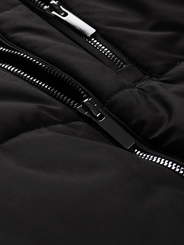 ALPINE PRO Fekete férfi télikabát ALPINE PRO LODER