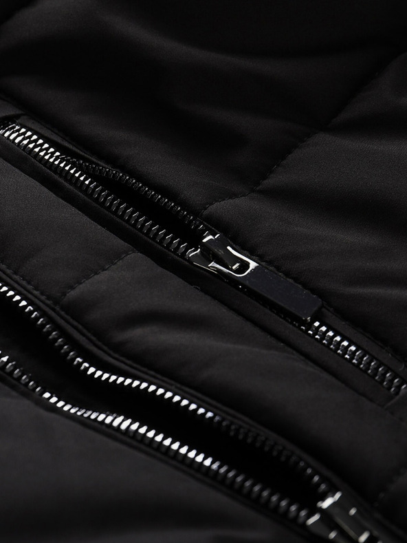 ALPINE PRO Fekete férfi télikabát ALPINE PRO LODER