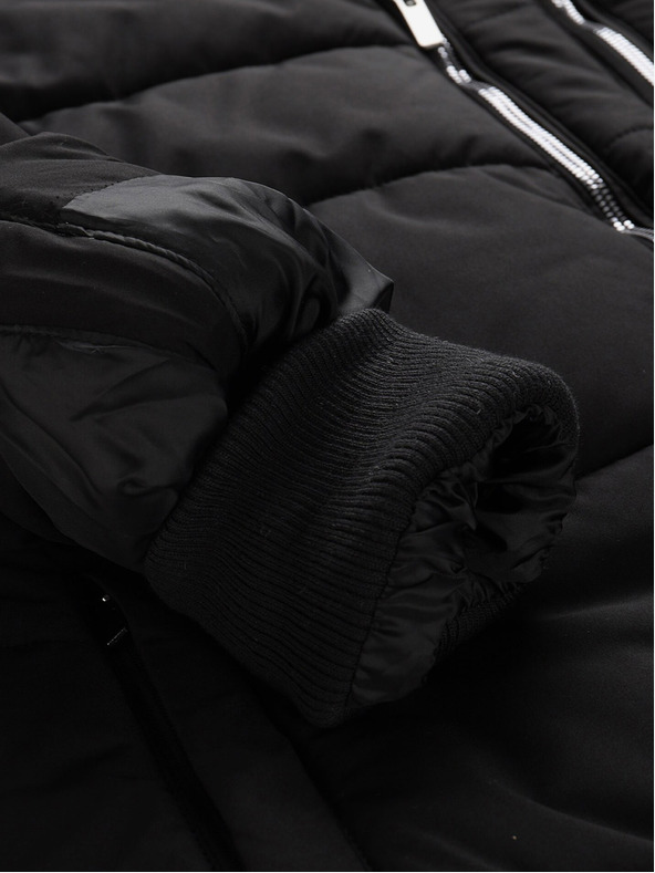 ALPINE PRO Fekete férfi télikabát ALPINE PRO LODER