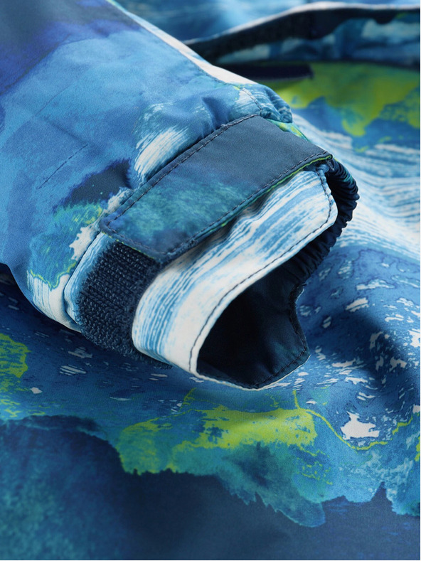 ALPINE PRO Zöld és kék fiú outdoor kabát ALPINE PRO ZEREDO