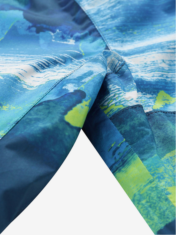 ALPINE PRO Zöld és kék fiú outdoor kabát ALPINE PRO ZEREDO