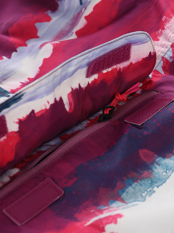 ALPINE PRO Szürke és rózsaszínű lány kültéri kabát ALPINE PRO ZEREDO