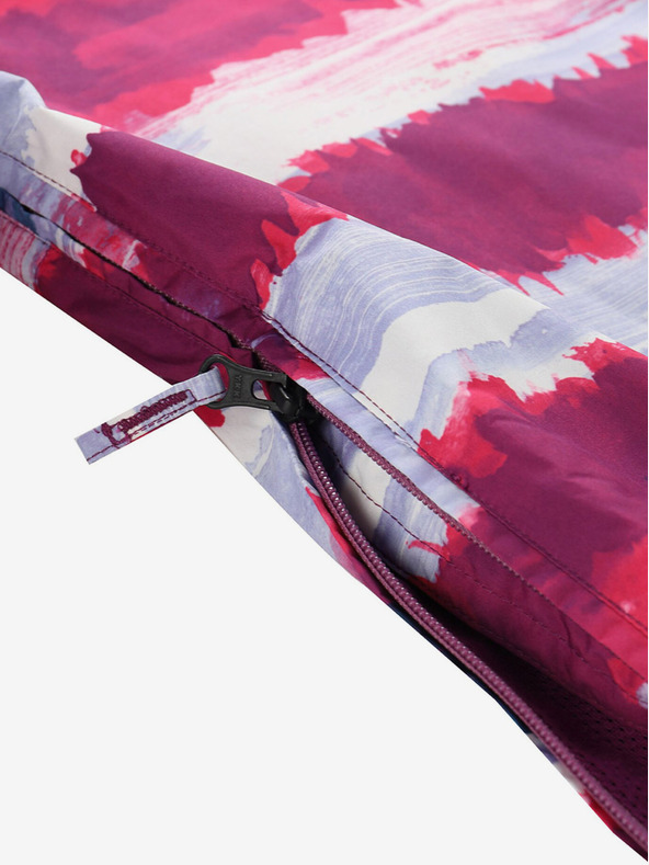 ALPINE PRO Szürke és rózsaszínű lány kültéri kabát ALPINE PRO ZEREDO