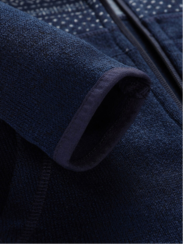 ALPINE PRO Sötétkék cipzáras gyerekpulóver ALPINE PRO ZEGO