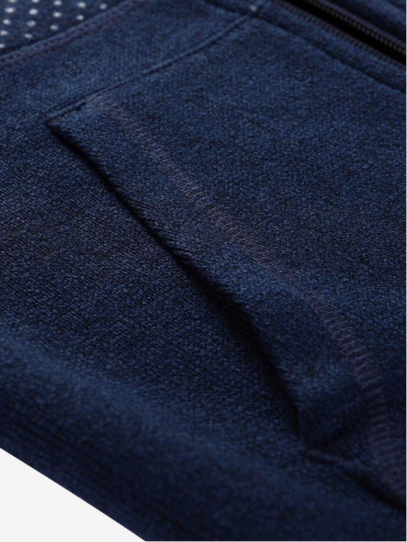 ALPINE PRO Sötétkék cipzáras gyerekpulóver ALPINE PRO ZEGO