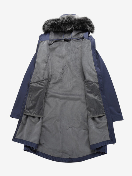 ALPINE PRO Sötétkék női softshell kabát kapucnival ALPINE PRO IBORA