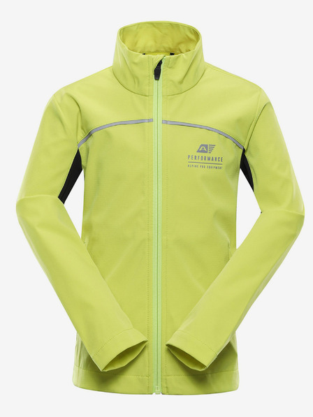 ALPINE PRO ALPINE PRO Geroco világoszöld gyerek softshell dzseki