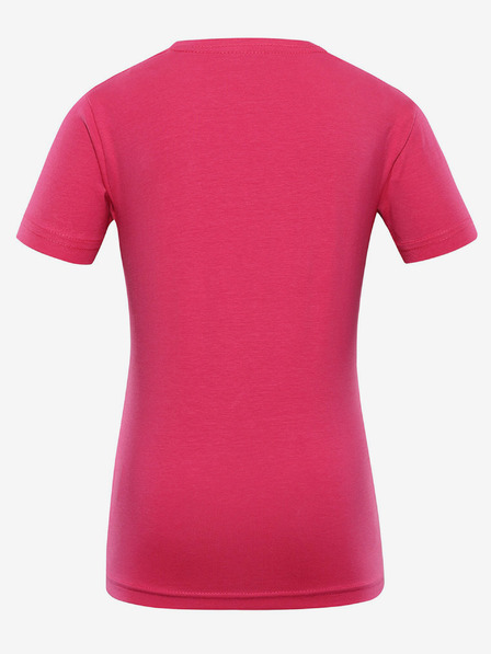 NAX Sötét rózsaszínű, nyomtatott női póló NAX ILBO