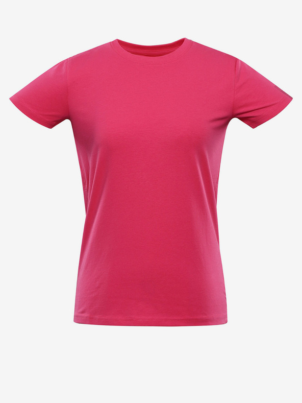 NAX Sötét rózsaszín női basic póló NAX DELENA