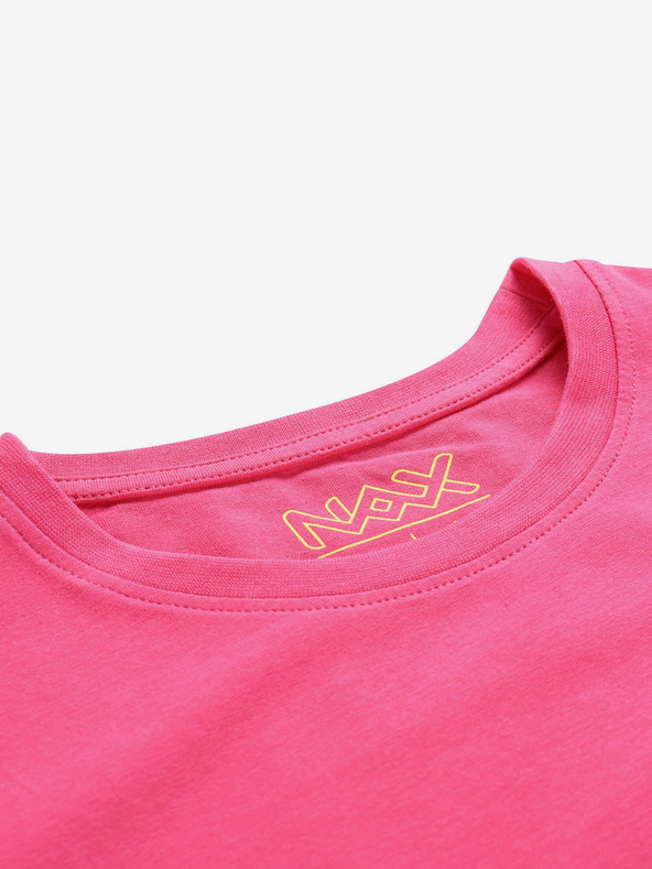 NAX Sötét rózsaszín női basic póló NAX DELENA