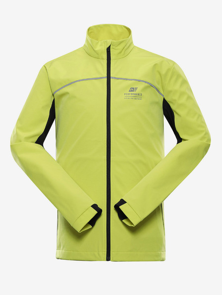 ALPINE PRO Neonzöld férfi ALPINE PRO Geroc softshell kabát