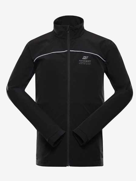 ALPINE PRO Fekete férfi softshell kabát ALPINE PRO Geroc