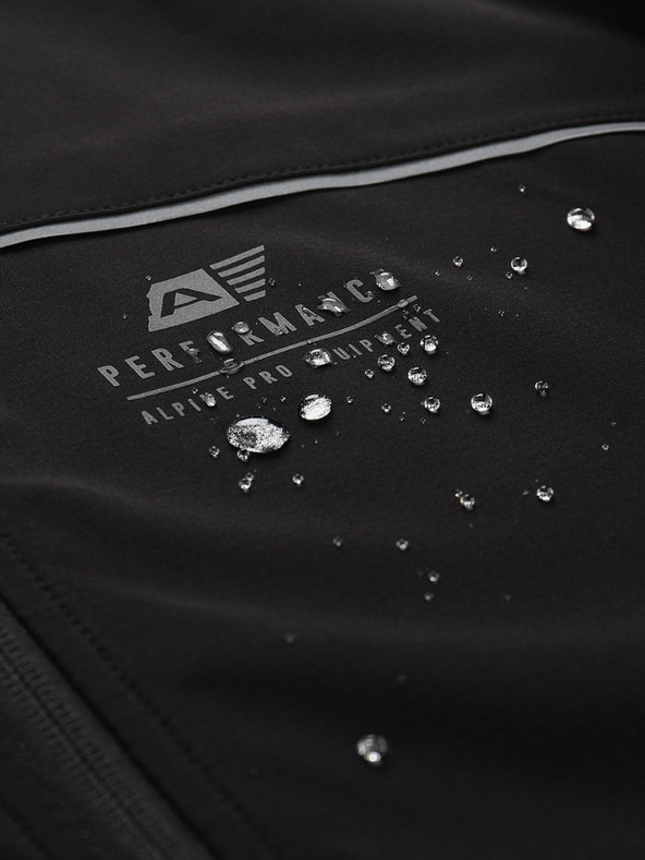 ALPINE PRO Fekete férfi softshell kabát ALPINE PRO Geroc