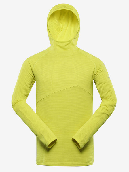 ALPINE PRO Neonzöld férfi funkcionális melegítőfelső ALPINE PRO Gorf