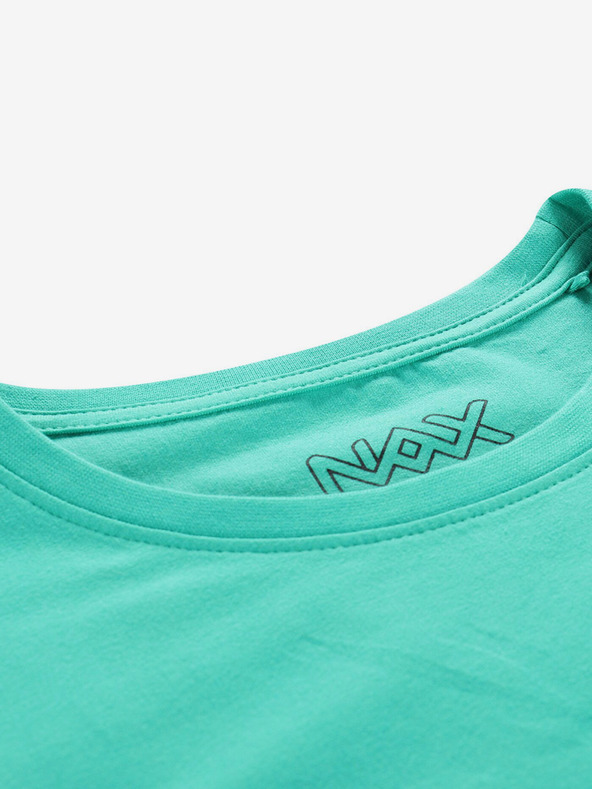 NAX Türkiz férfi alap póló NAX GARAF