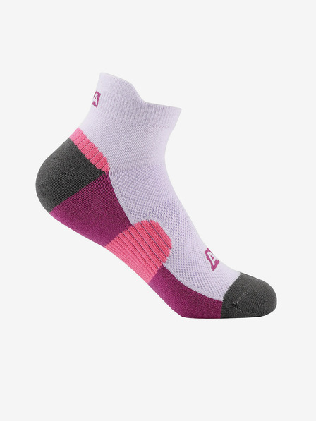 ALPINE PRO Rózsaszín és lila unisex zokni antibakteriális kezeléssel ALPINE PRO CERAHE