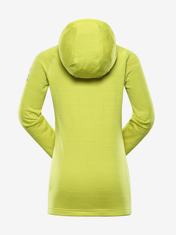 ALPINE PRO Neonzöld gyerek funkcionális pulóver ALPINE PRO Gorfo