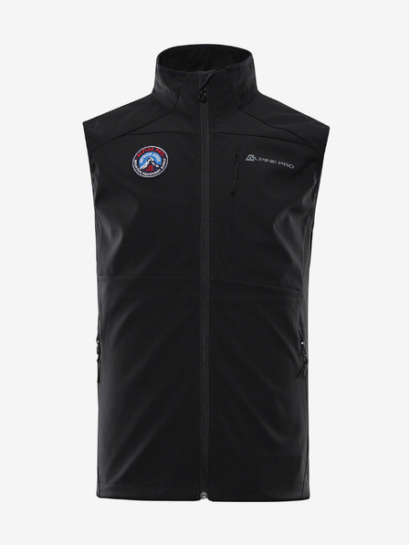 ALPINE PRO Fekete férfi softshell mellény ALPINE PRO WERS