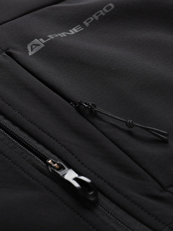 ALPINE PRO Fekete férfi softshell mellény ALPINE PRO WERS
