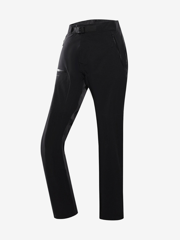 ALPINE PRO Fekete férfi outdoor nadrág membránnal ALPINE PRO Zoner