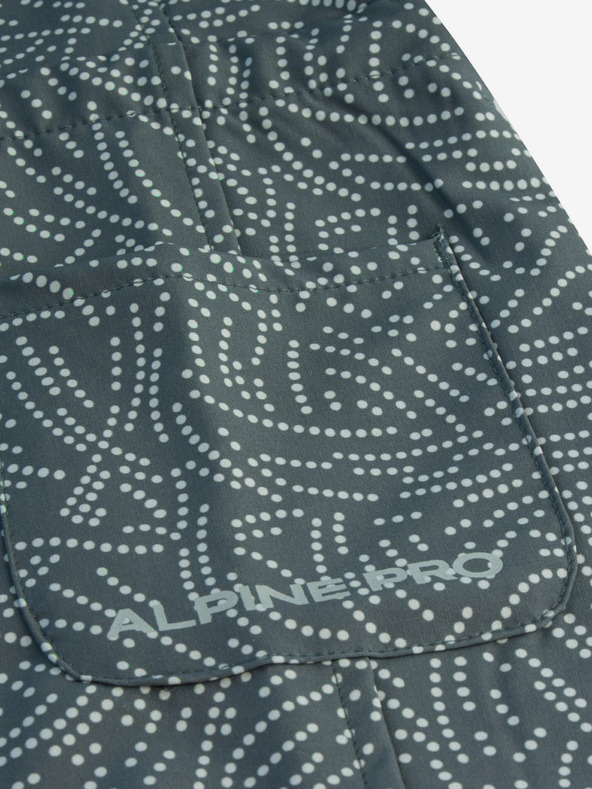 ALPINE PRO Szürke női mintás ruha ALPINE PRO Cyphera