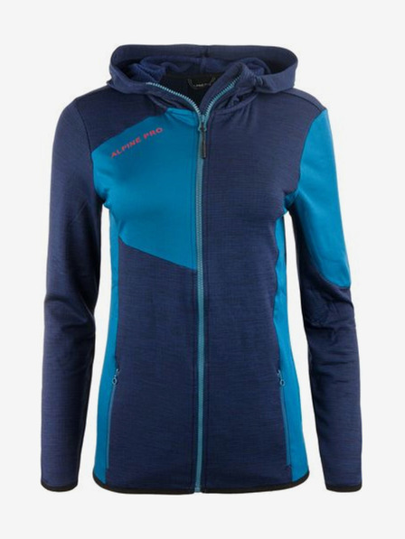 ALPINE PRO Kék női sportos melegítőfelső ALPINE PRO Johera