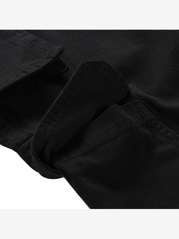 NAX Fekete női széles cargo nadrág NAX Serda