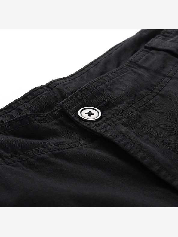 NAX Fekete női széles cargo nadrág NAX Serda