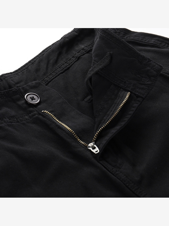 NAX Fekete női széles cargo nadrág NAX Serda