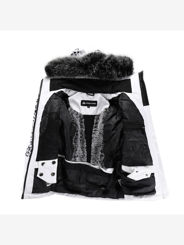 ALPINE PRO Női sí kabát ptx membránnal ALPINE PRO OLADA fehér pb