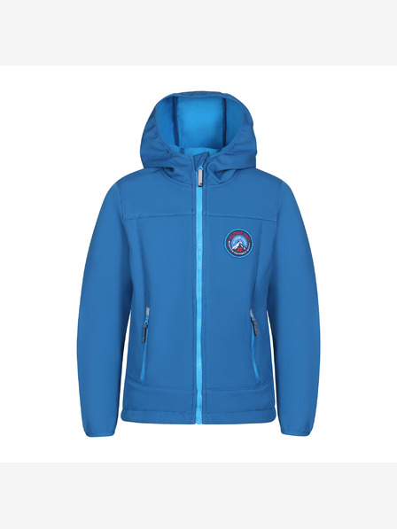 ALPINE PRO Gyermek softshell kabát membránnal ALPINE PRO OMANO mykonosz kék